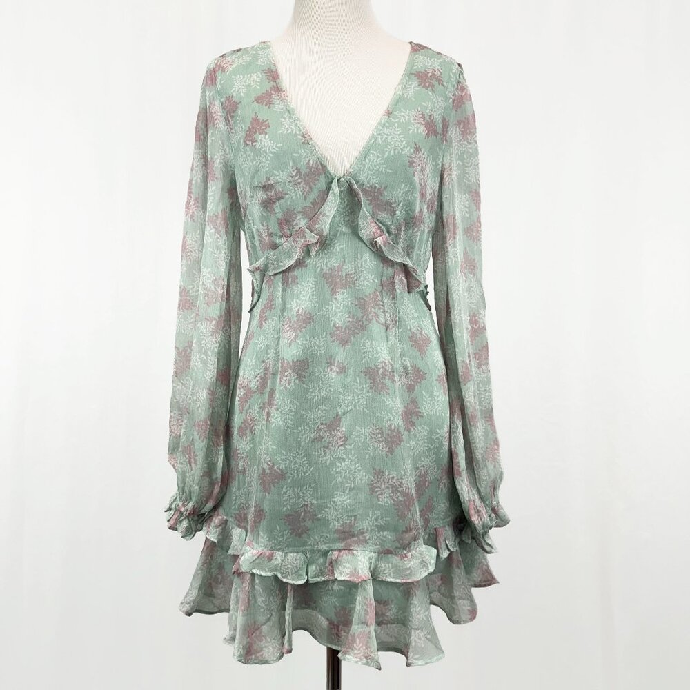NWT Here Comes The Sun Women's Size M Mint Green Short Dress